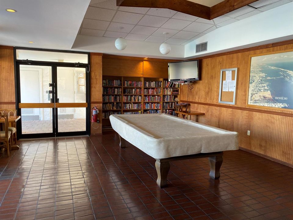 Billiard room