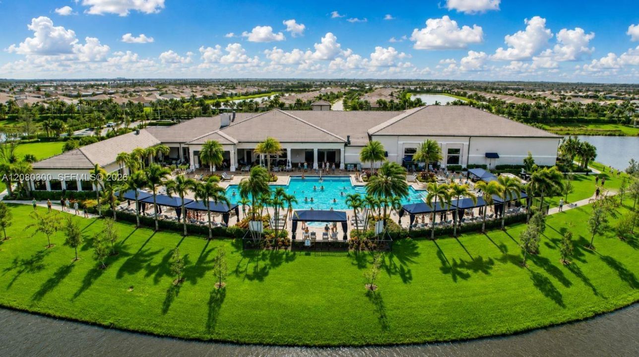 Drone of Pool Digitally Staged