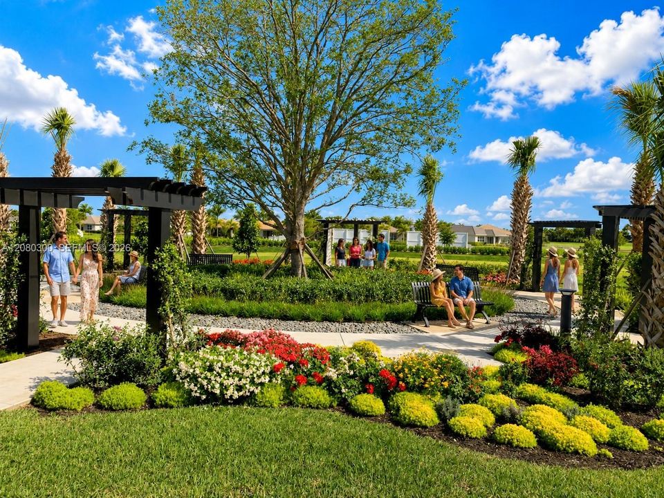 Gardens Digitally Staged