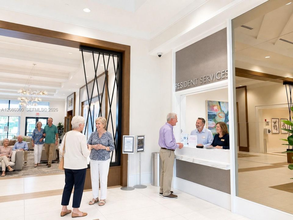 Residents Services Digitally Staged