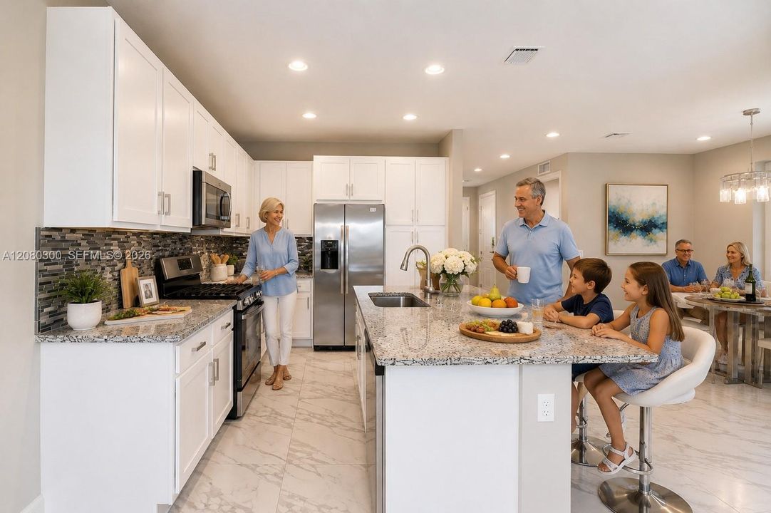 Kitchen Digitally Staged