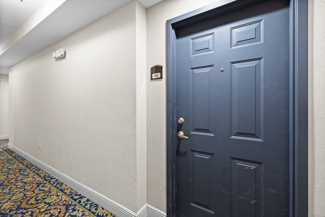 View of the door