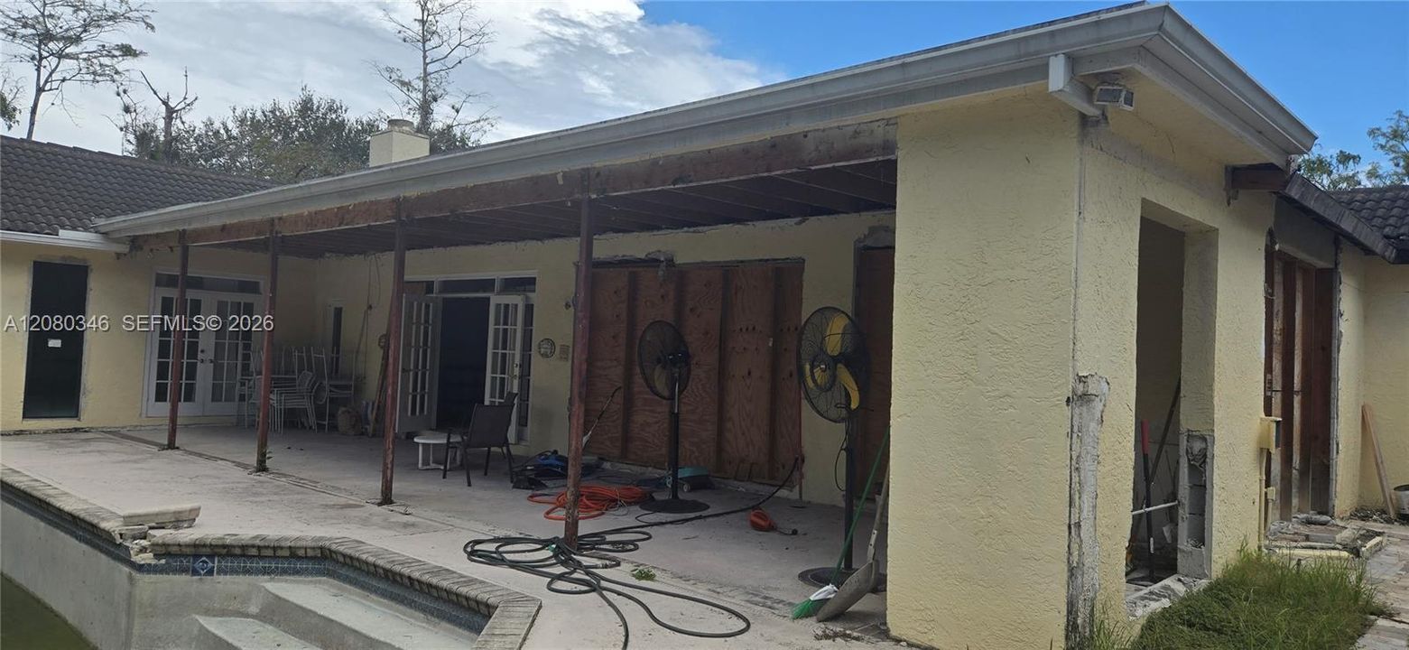 400sqft Porch being enclosed