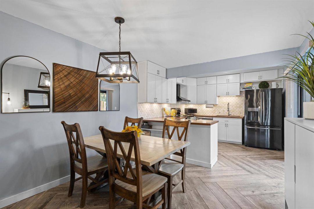 Plenty of space for dining