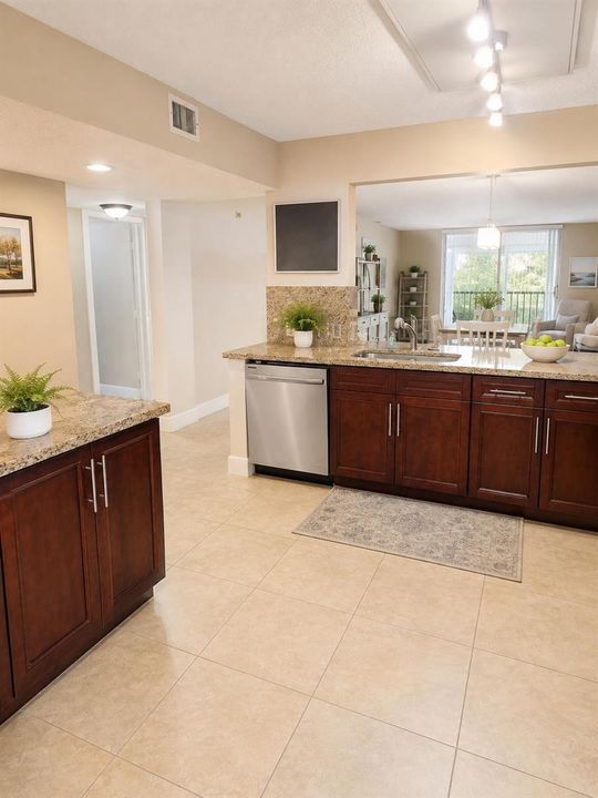 Kitchen opened