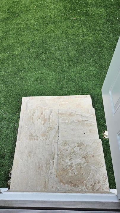 step out to private yard space