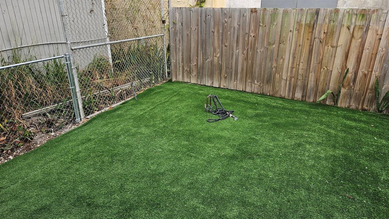 private yard space
