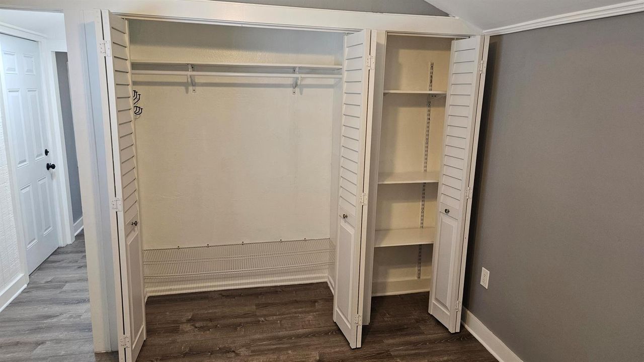 large double closet