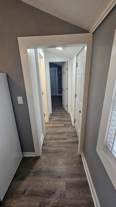 hall to bed and bath