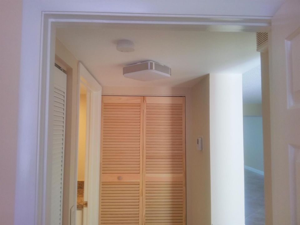 A/C closet hallway