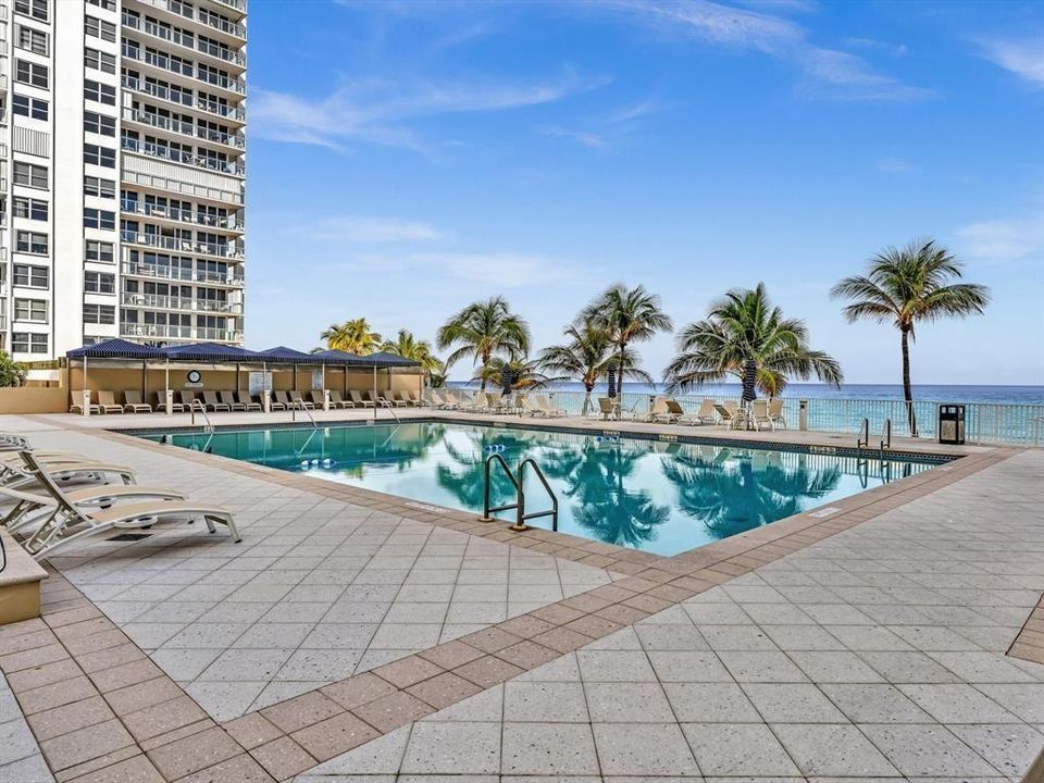 Pool with oceans views