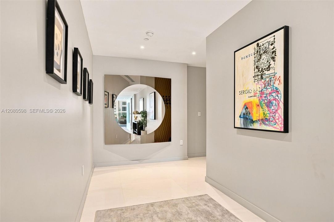 Hallway/Art Gallery.