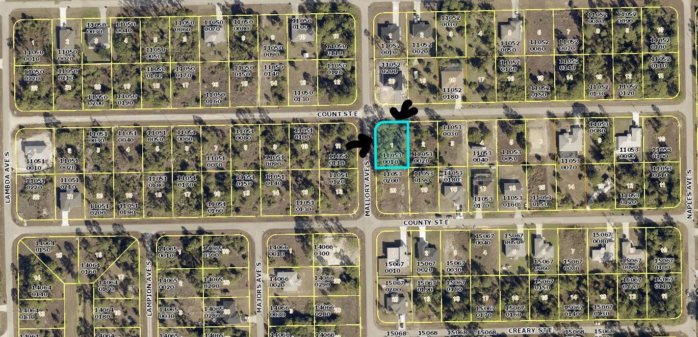 1234 County St E - Location on Map