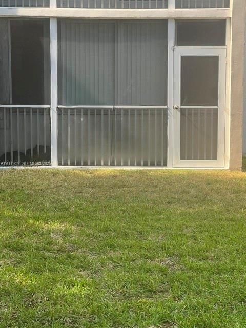 View of unit from garden