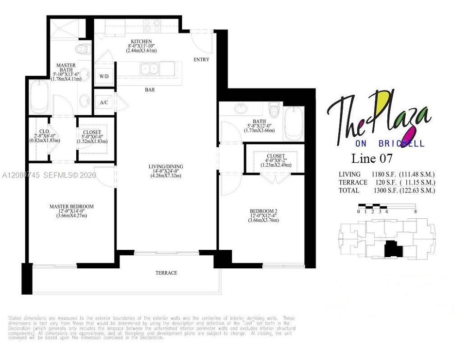 For Sale: $730,000 (2 beds, 2 baths, 1113 Square Feet)