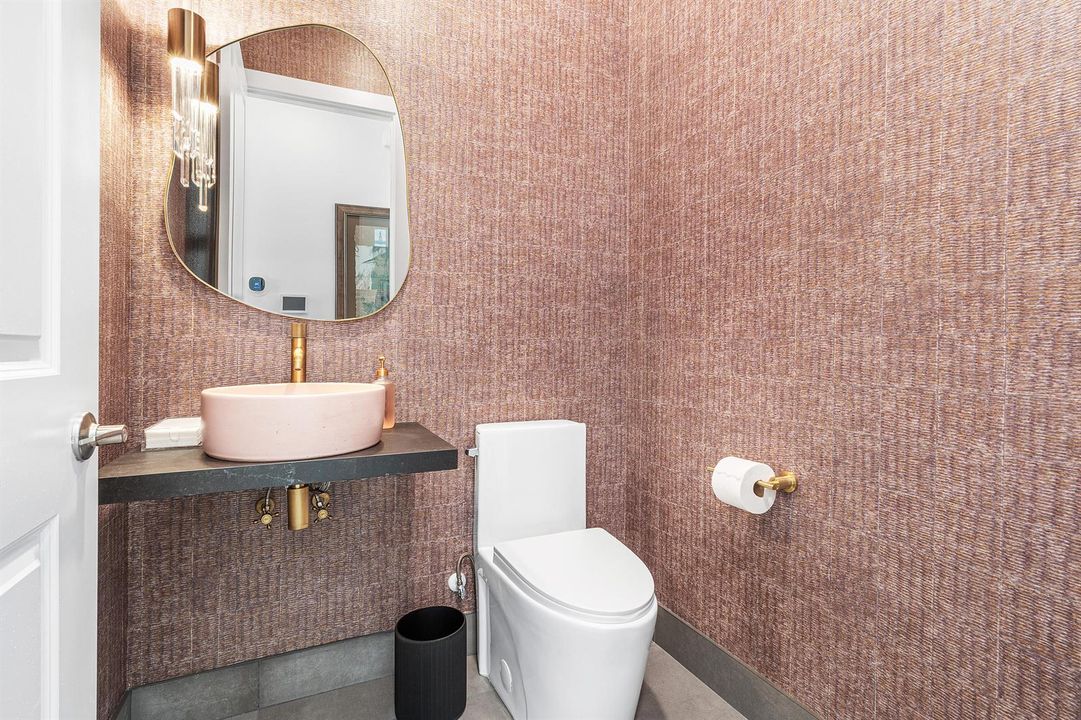Elegant powder room
