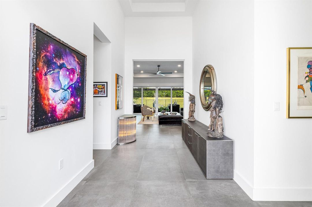 Foyer to great room