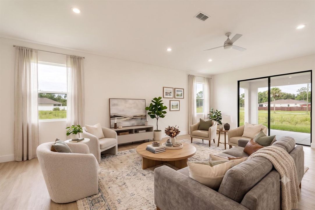 8 - Family Room Staged