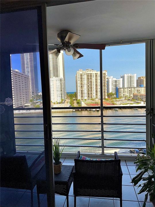 Balcony entrance from living room