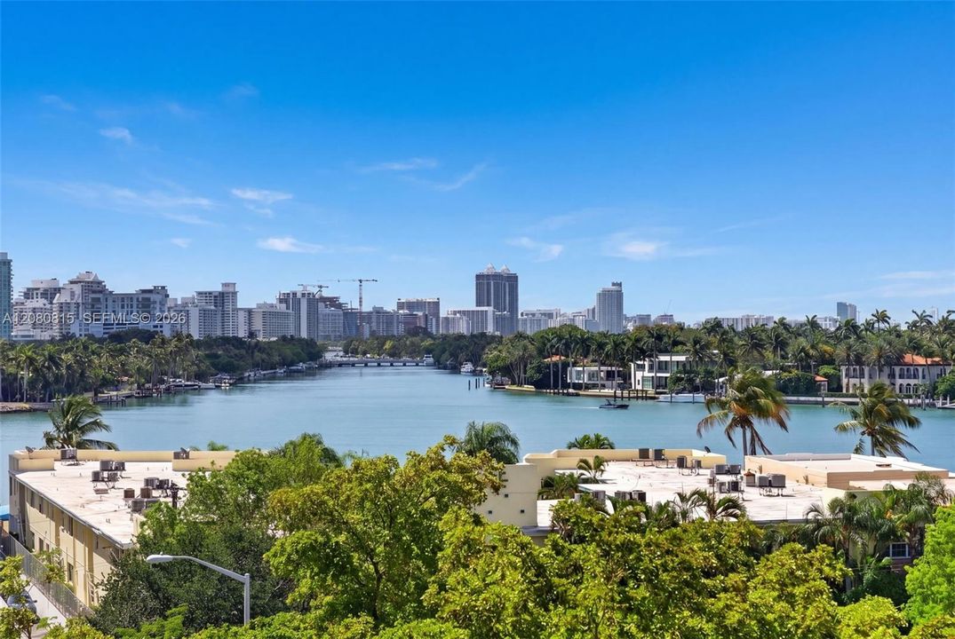 View of La Gorce Island & Miami Beach