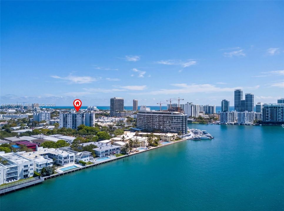 Less than 1 mile from the ocean on Miami Beach