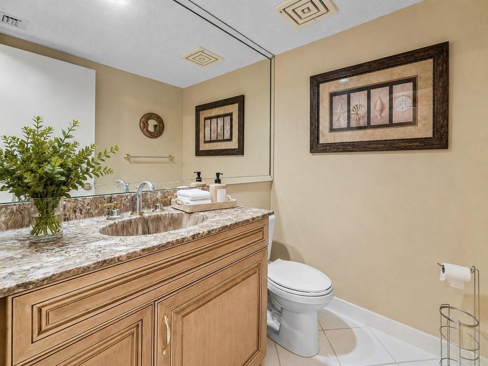 Powder bathroom