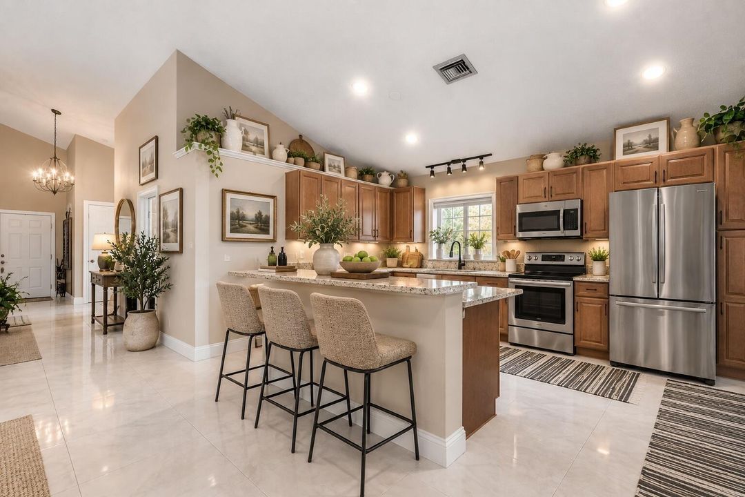 AI Staged kitchen