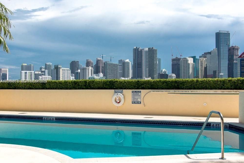 View from the pool