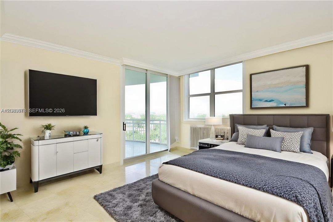Master Bedroom Master Bath staged