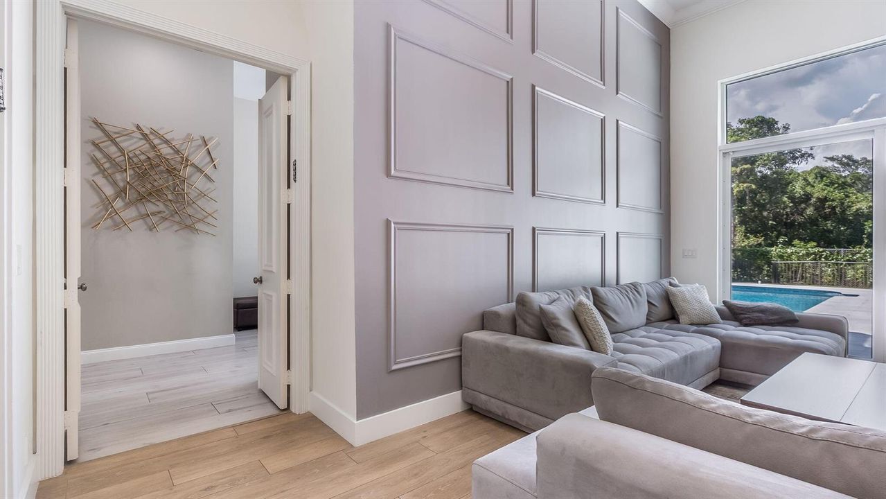 Primary bedroom off LR