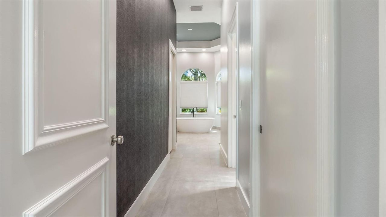 Hallway of primary Bedroom