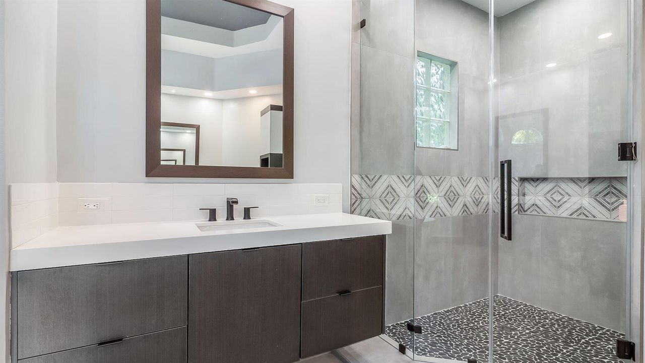 Primary Vanity showing second vanity