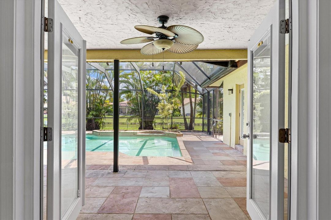 Pool area