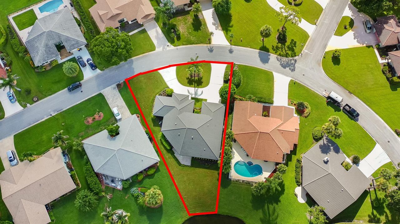Areal View of Property