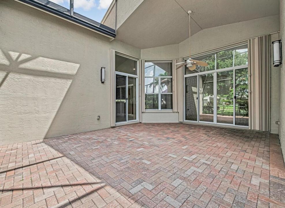 Large screened patio