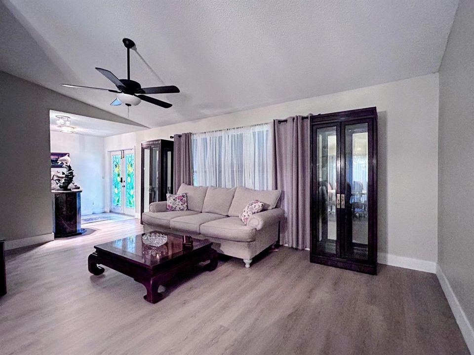 Formal living room in front of home