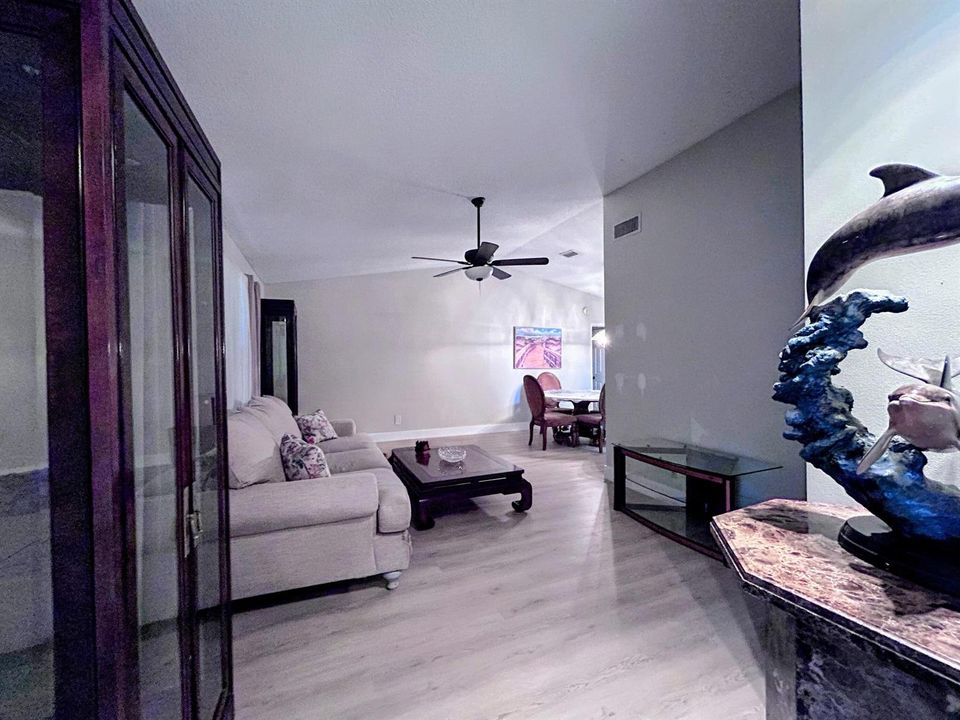 From foyer to formal living/dining