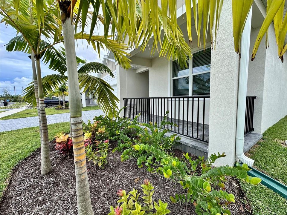 Lovely landscaping