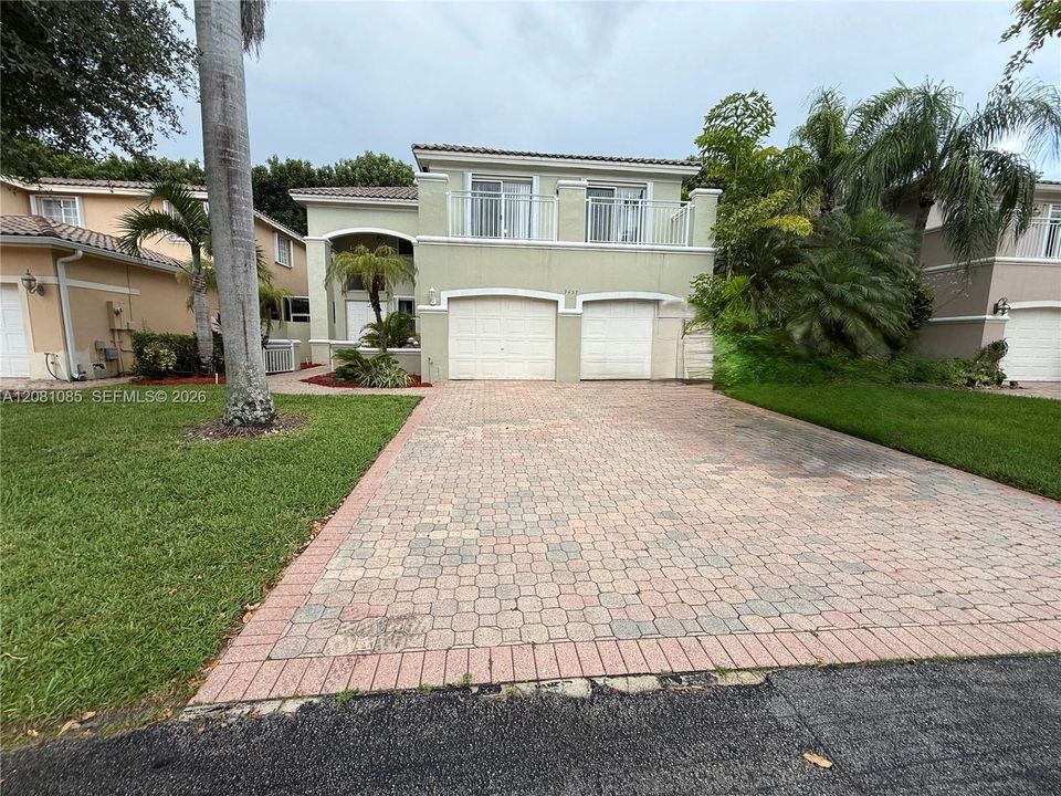 2 Car Garage with Large Drive