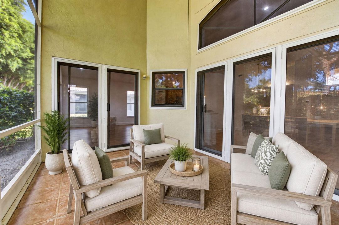 Screened in Patio.