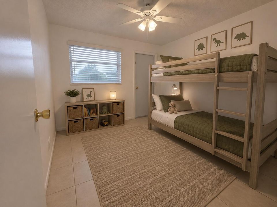Virtually Staged 2nd Bedroom