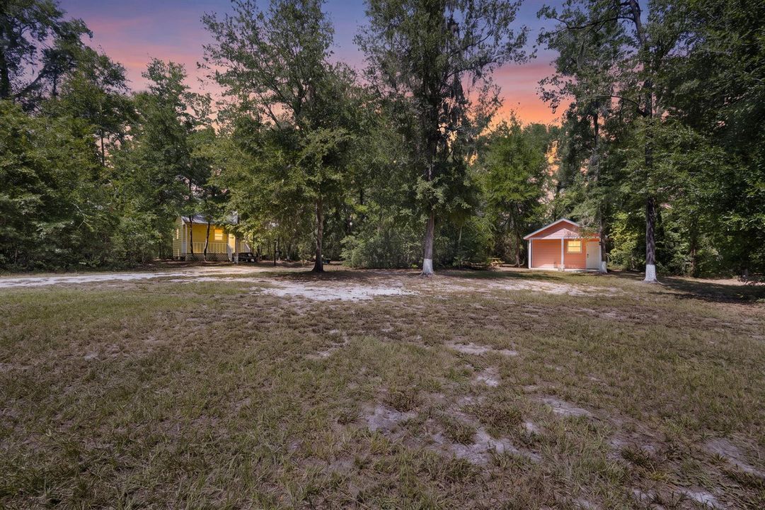 Pink and Yellow Cabins