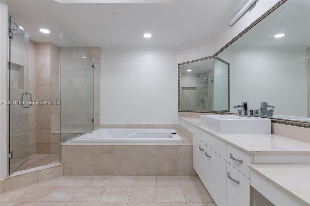 Dual Sinks, Marble Floors