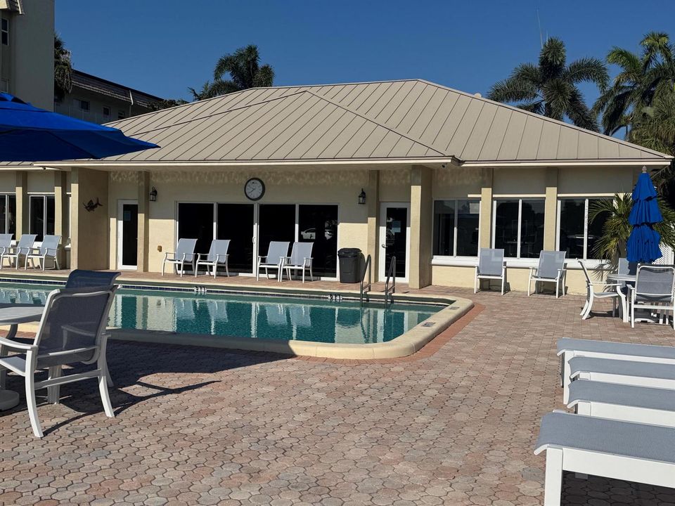 Clubhouse pool area