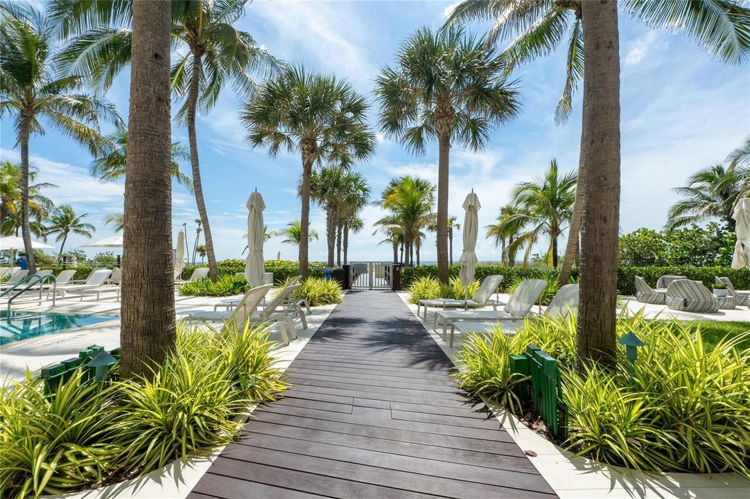 Private Beach Walkway