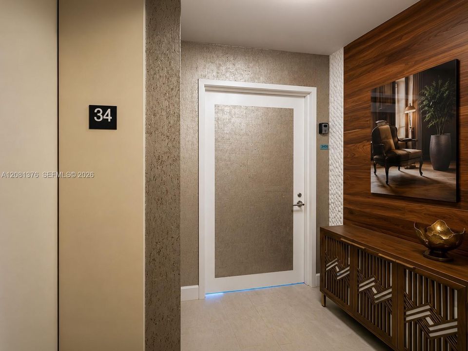 Private Elevator Entrance