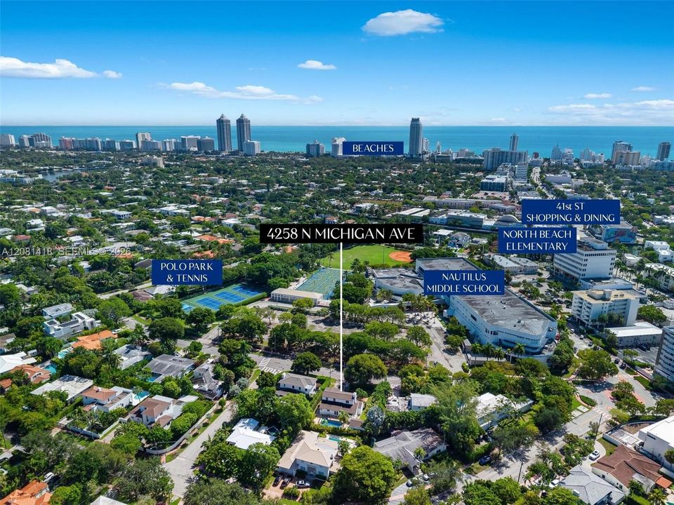 NeighborhoodNautilus Middle SchoolPolo Park & Tennis Courts -Just a few blocks from North Beach Elementary, St Patrick and Temple Beth Sholom schools -41st Street Shops & DiningBeaches