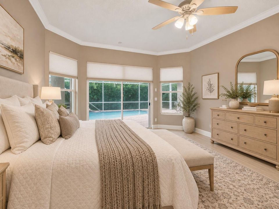 Primary Bedroom - Virtually Staged
