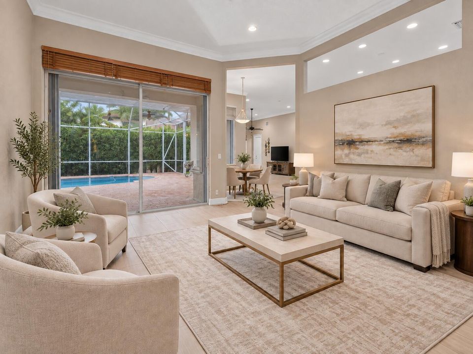 Living Room - Virtually Staged