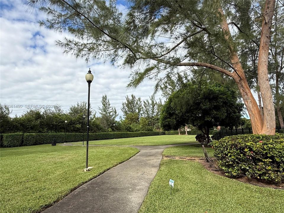 Jogging area
